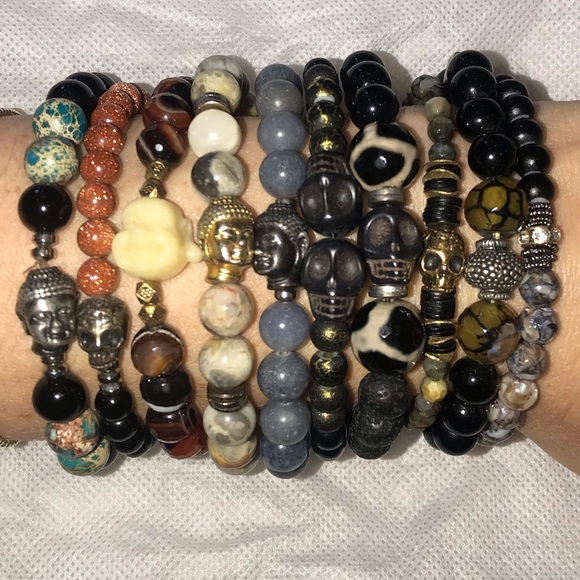 Beaded Stone Bracelet - Picture 2 of 2